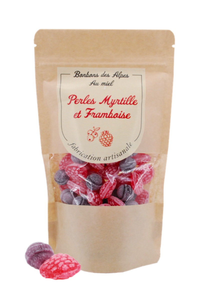 Perles des Alpes au Miel &quot;Myrtilles et Framboise&quot;