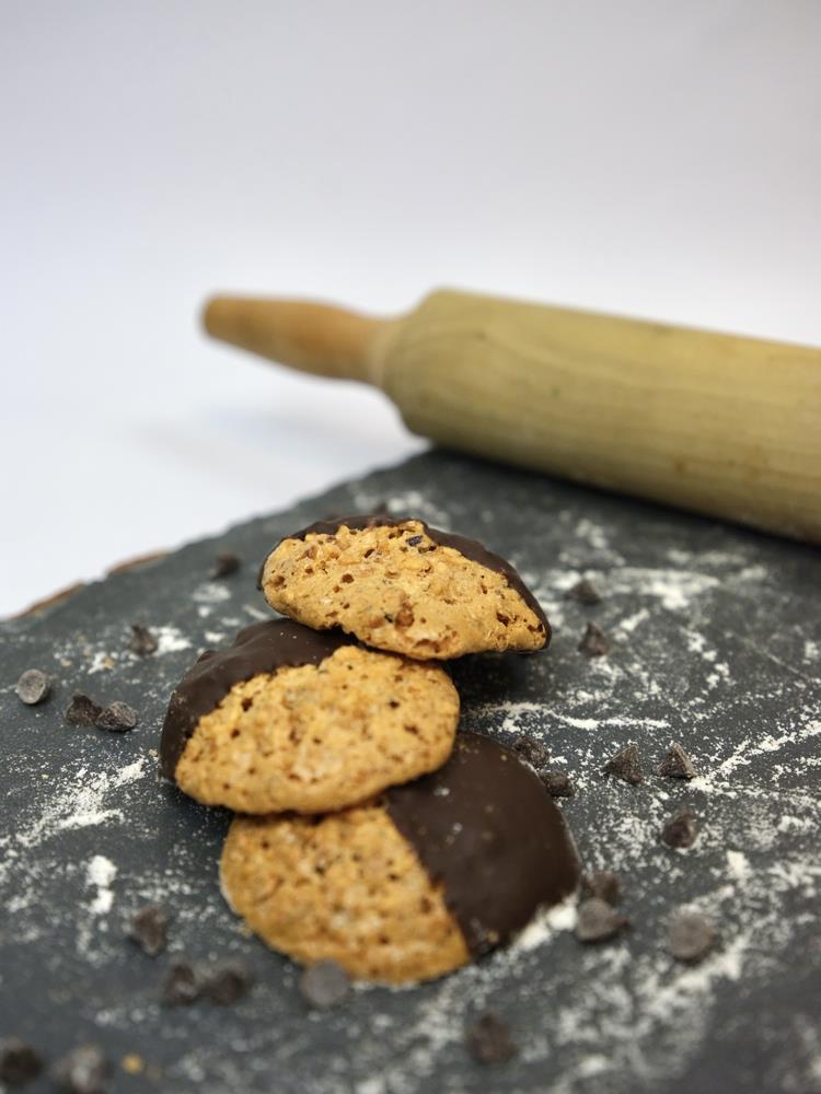 Croquants de noisettes au chocolat